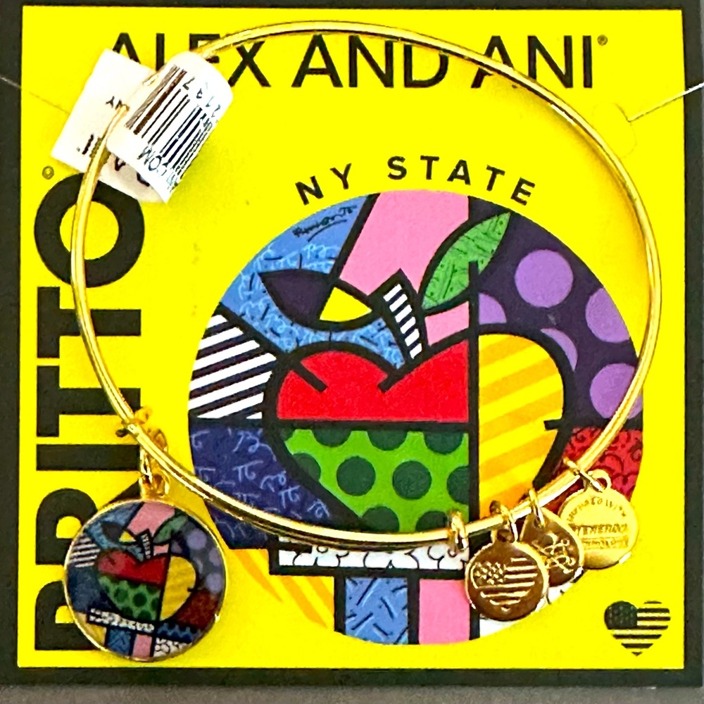 SOLD. Alex and Ani Romero Britto Art Infusion, NY State